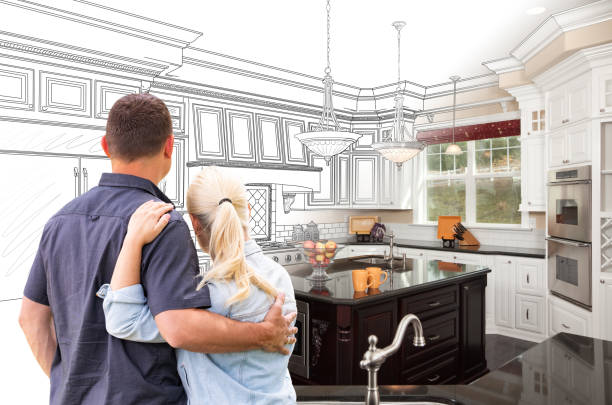 Professional Kitchen Island Installation technician working in Montgomery, PA